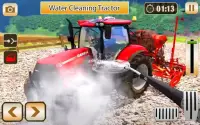 Trò chơi nông trại mô phỏng xe kéo Tractor 2020 Screen Shot 0