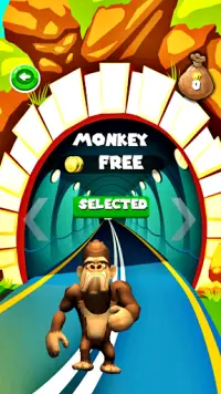 Subway Monkey 3D Screen Shot 2