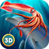 Squid Underwater Life Sim 3D