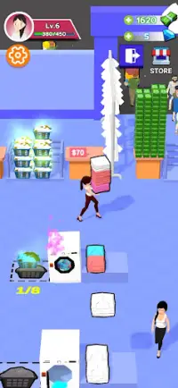 Laundry Tycoon - Business Sim Screen Shot 0