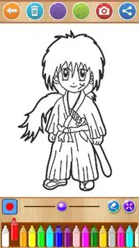 Anime Manga Coloring Screen Shot 9