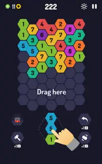 মার্জ 9! Hexa Puzzle Screen Shot 7