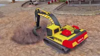 Excavator Crane Driving Sim Screen Shot 3
