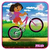 Super Dora Climb Bicycle - dora games for kids