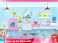 Kız bebek evi: tasarım ve temiz lüks odalar Screen Shot 3