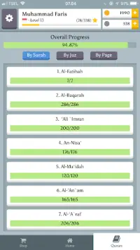 Quran Challenge: Read, Translate & Memorise Game Screen Shot 6