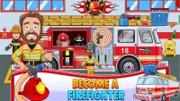 Firefighter: Fire Truck games Screen Shot 8