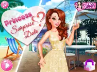 PRINCESS SURPRISE DATE - Kiss games for girls Screen Shot 0