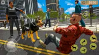 مطاردة الجريمة كلب الشرطة الأمريكية: كلب بوليسي 3D Screen Shot 0