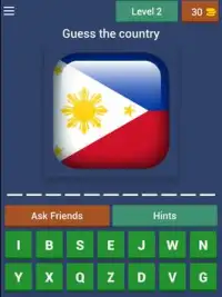 2018 Quiz: Guess the Country by Flag Screen Shot 7