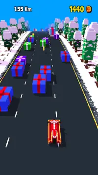 Rainbirth Motor race Traffic Bikes Blocky Rider Screen Shot 2