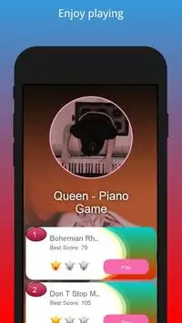 Queen Piano Game Screen Shot 1