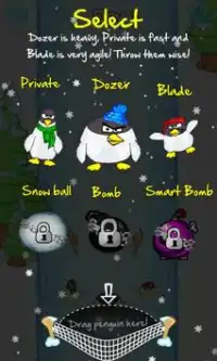 Angry Penguins Lite Version Screen Shot 2