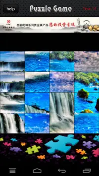 Cachoeira 3D Puzzle Screen Shot 2