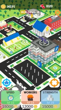 방치형 도시 건설 3D : 타이쿤 게임 Screen Shot 0