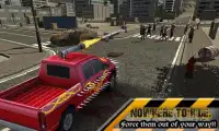 Crazy Zombies Car Wars 3D Screen Shot 0