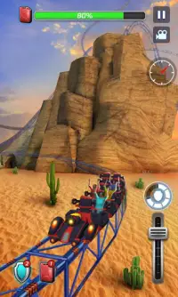 Tàu Lượn Siêu Tốc 3D - Roller Coaster Screen Shot 1