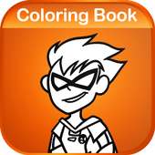 Coloring Game for Titans GO