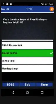 Indian Cricket QUIZ Season 11(Premier League Quiz) Screen Shot 7