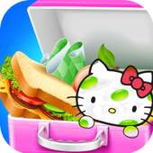 Hello Kitty Makanan Lunchbox Permainan: Memasak