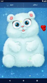 Cute Fluffy Live Wallpaper Screen Shot 3