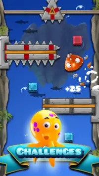 Octopus World: Underwater Challenges Game Screen Shot 2