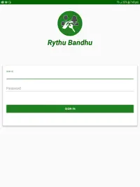 Rythu Bandhu, Telangana State. Screen Shot 1