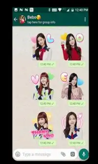 WAStickerApps Korean Idol Stickers Screen Shot 0