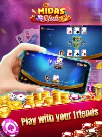 Midas Club - Lucky 9, Tongits, Pusoy, Card Games Screen Shot 1