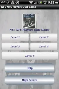 NFL NFC Players Quiz Game FREE Screen Shot 1