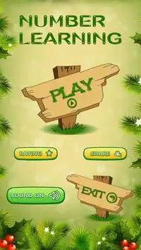 Number Learning App Kids Game Screen Shot 1