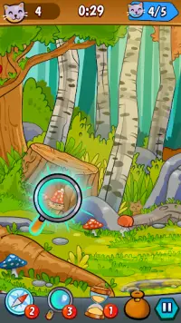 Vind Kat Sim - Dier spellen voor kinderen Screen Shot 0