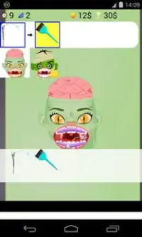 permainan dokter gigi monster Screen Shot 1