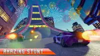 Car Stunts Racing: Impossible Route Rooftop Rider Screen Shot 0