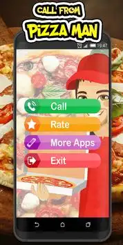 Pizza Man Fake Call Screen Shot 1