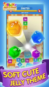 Jelly Falling Screen Shot 0