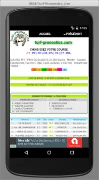 Turf: results and predictions Screen Shot 4