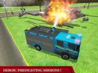 Fire Truck Simulator: Emergency Rescue Code 3D Screen Shot 6