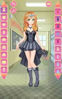Dress up games for girls - ANIME KAWAII DRESS UP Screen Shot 1
