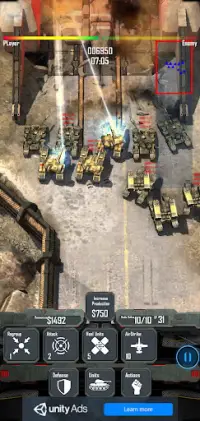 Mech Front Assault: Tank RTS Screen Shot 1