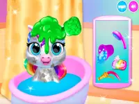 game hewan peliharaan pooney virtual unicorn Screen Shot 3