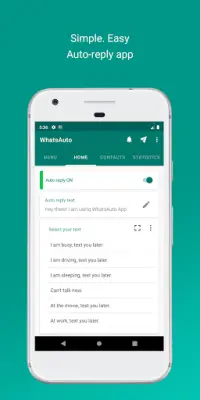 WhatAuto - Reply App Screen Shot 0
