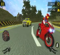 Highway Fiets Moto Racing: Endless Traffic Racer Screen Shot 9
