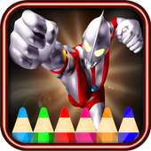 how to color ultraman zero fans