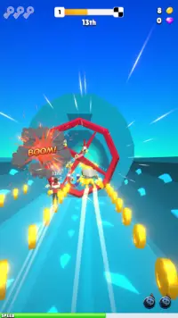 Jetpack racing - реактивный ранец Screen Shot 1