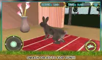 Pet Rabbit Vs Dog Attack 3D Screen Shot 6