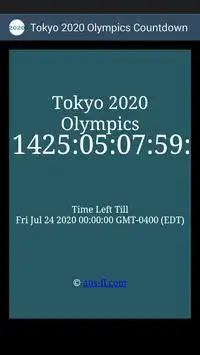 2020 Summer Olympics Countdown Screen Shot 0