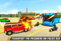 Tiro de ônibus da polícia - avião da polícia Screen Shot 2