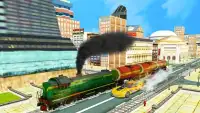 Поезд и автомобильная гонка 3d 2017 Screen Shot 4
