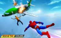 Flying Hero Superhero Games Screen Shot 1